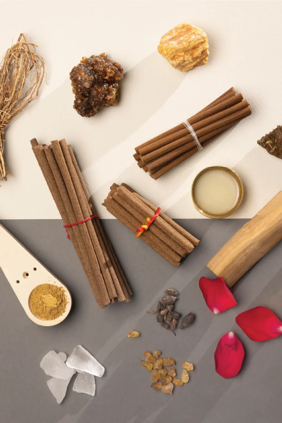 Dhoop sticks and cones · Representative photo of the material